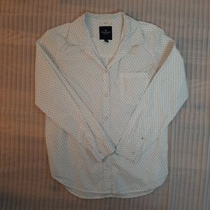 American Eagle Collared Button Up Top